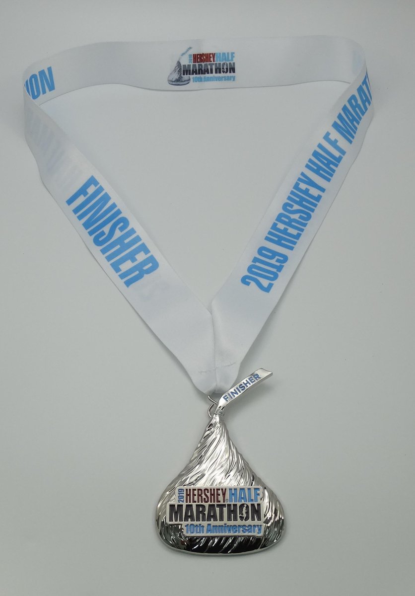 NYCKMcG's tweet photo. Join us for the #HersheyHalf Marathon and secure your Kiss medal! This tenth year is going to be special. Register now to #run this sweet #halfmarathon in #HersheyPA! Details: https://t.co/FBo08Jet69. Race benefits @CMNHershey. https://t.co/WArsG1mYg3