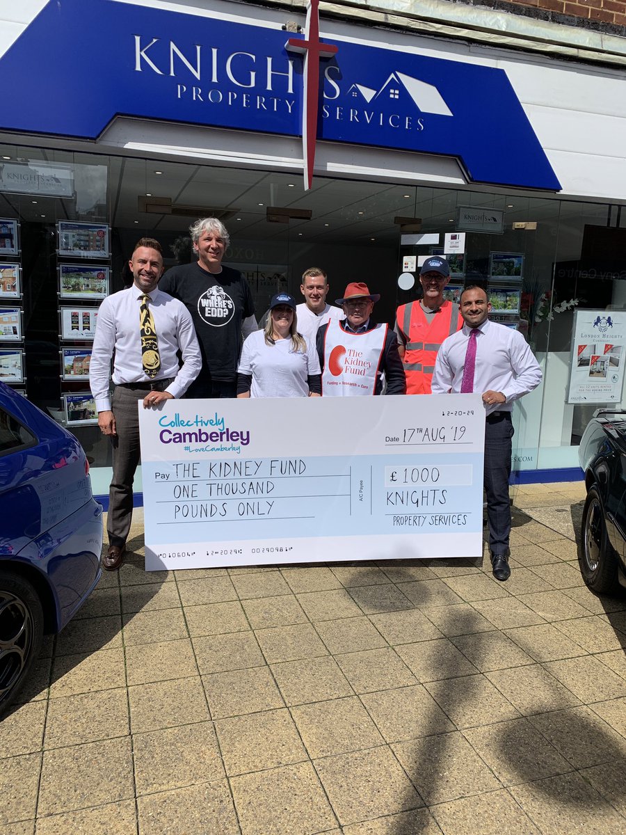 Great to have Edd China in the office today for such a worthy cause! All monies raised today will go to ‘The Kidney Fund’ supporting research into Kidney Disease and Diabetes at the South West Thames Institute for Renal Research