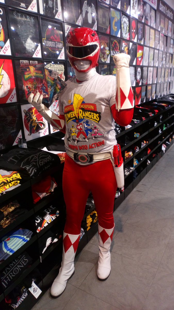 Our t-shirts are Power Ranger approved! Thanks for stopping by <a href="/GoldRanger1992/">GoldRanger1992</a> @MorphinGridUK