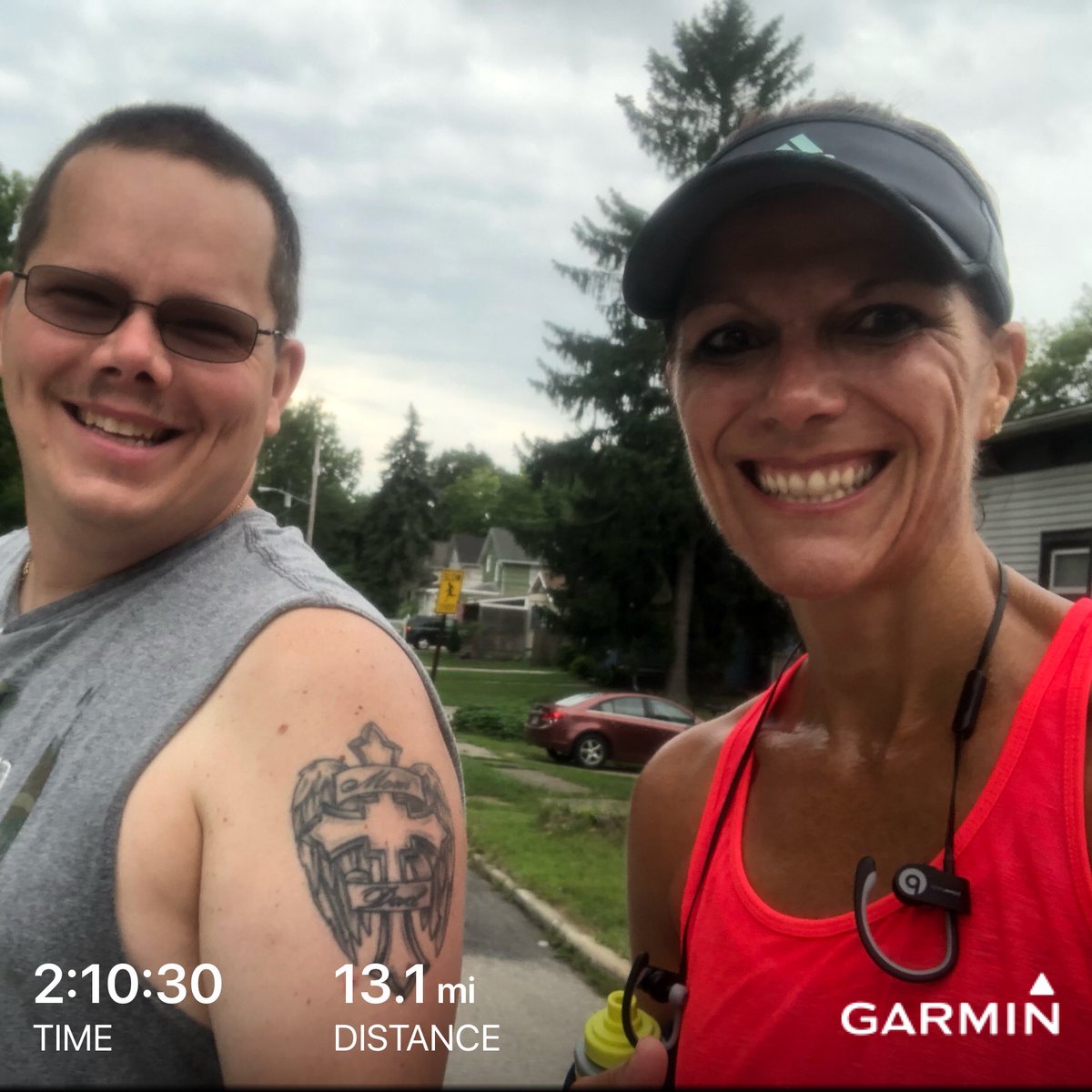 I_run4me's tweet photo. #beatyesterday #garmin #HalfMarathon #mileaftermile #findjoyinthejourney https://t.co/PF64fXLu5o