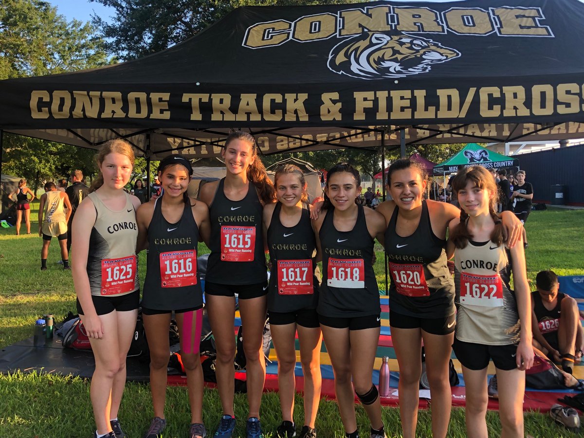 First meet ready Dawson Pearland.  Good luck 🍀 ladies.  You have been training all summer go get it.  ⁦<a href="/CoachHurd32/">JD Hurd MSL</a>⁩ ⁦<a href="/CoachHardeman/">Cedric Hardeman</a>⁩ ⁦<a href="/Tasha_Smith78/">Tasha Smith</a>⁩ ⁦@ConroeHigh⁩ ⁦<a href="/chsxc_track/">Conroe Track & XC</a>⁩