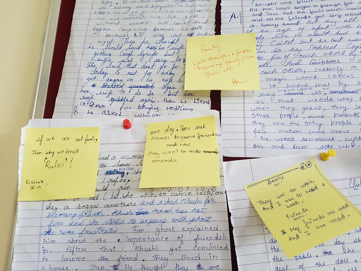 JollyJagriti's tweet image. #ESL #myenglishclass Being an English Language Practitioner in a public run school, I find myself to be an enabler in the growth of my students&apos; mindset. Their creations amaze me.
@TeachEngIndia
#ProudDelhiGovTeacher 
@soedwarka