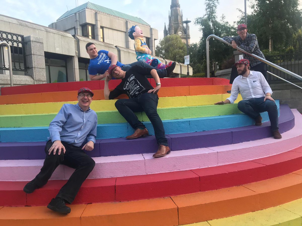 Area 9 on tour in Aberdeen. The new album is coming out soon 😄