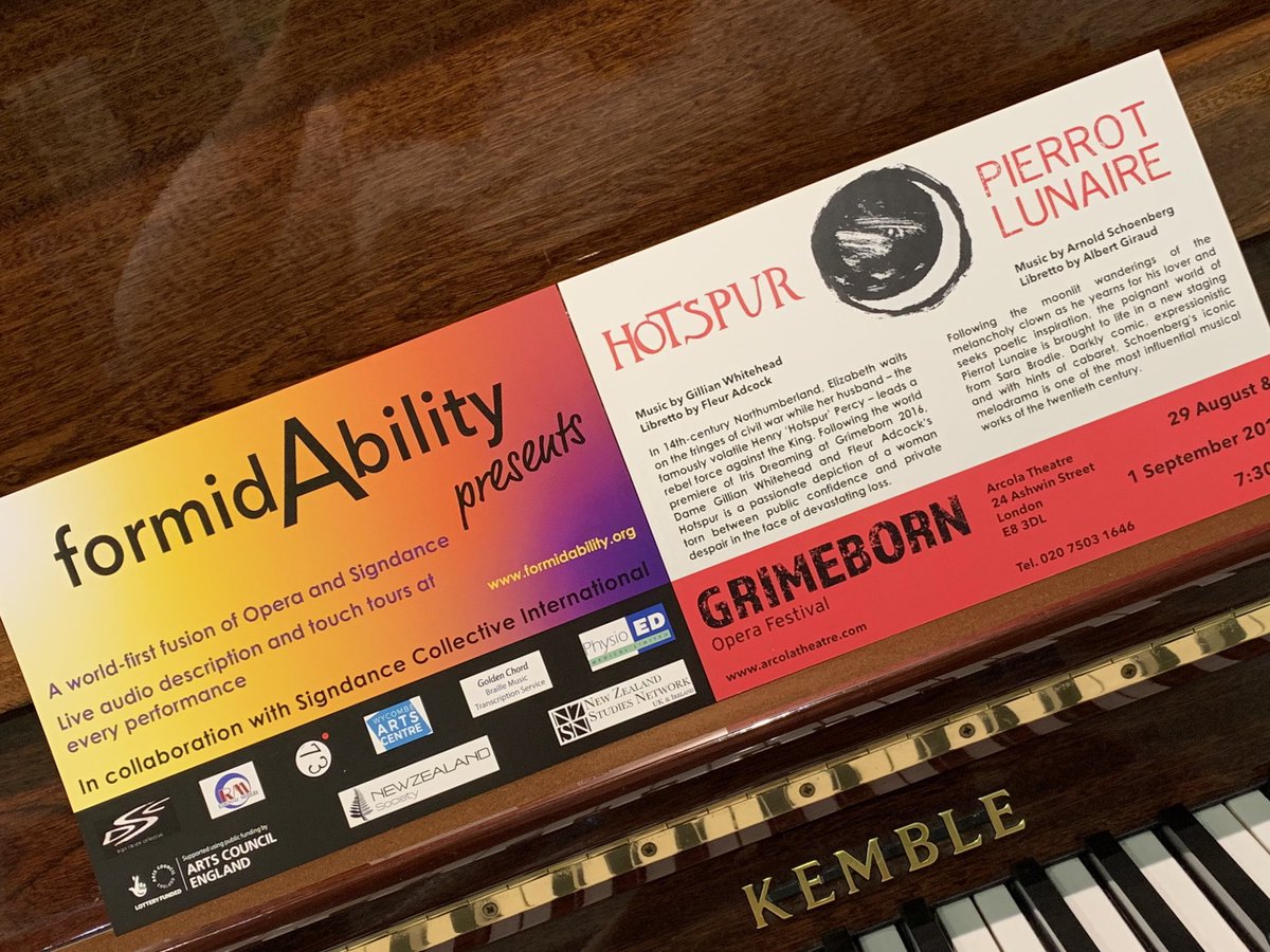 AbilityFormid's tweet photo. We have flyers!! Designed by our very own @JRoughtonArnold #grimeborn #opera #voice #theatre #womencomposers #womenpower #womenartists #womenmusicians #disabilitygamechanger #disabilityempowerment #disabilityprideparade #disablethelabel #disability #inclusion https://t.co/urRxBzpG0C