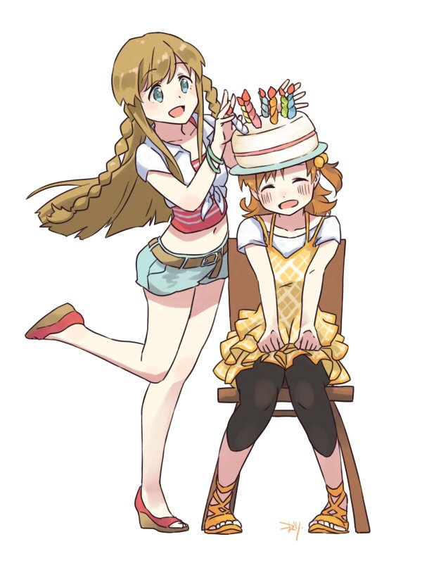 「可奈のお誕生日なので過去絵も見てください! 」|駒鳥のイラスト