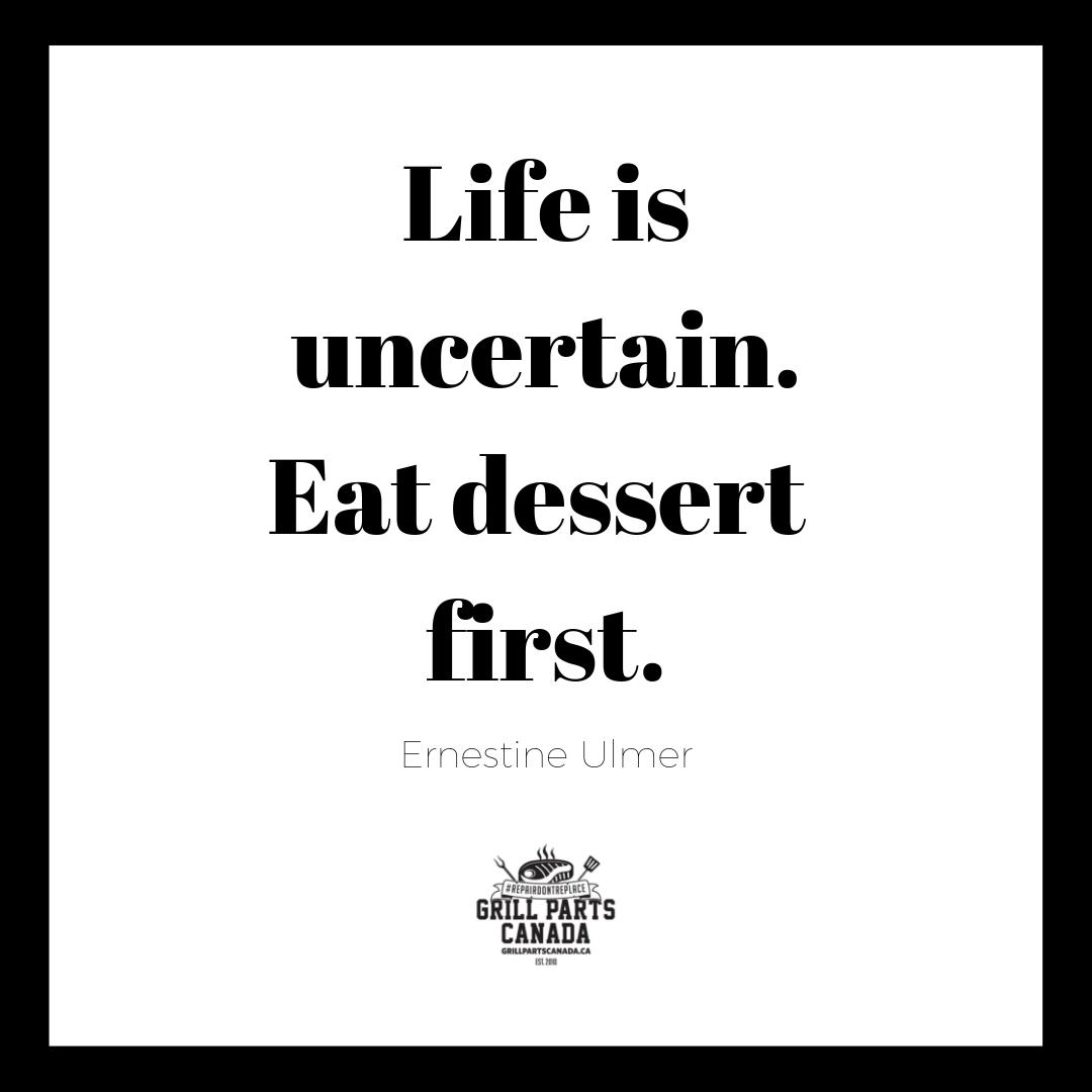GrillParts's tweet photo. So wise. #foodquotes

#ernestineulmer #bbqfood #smokedfood #foodiesofinstagram #canadabbq #bbqcanada #canadiangrillers #bbqnation #saturdayvibes https://t.co/4flLRCiRWp