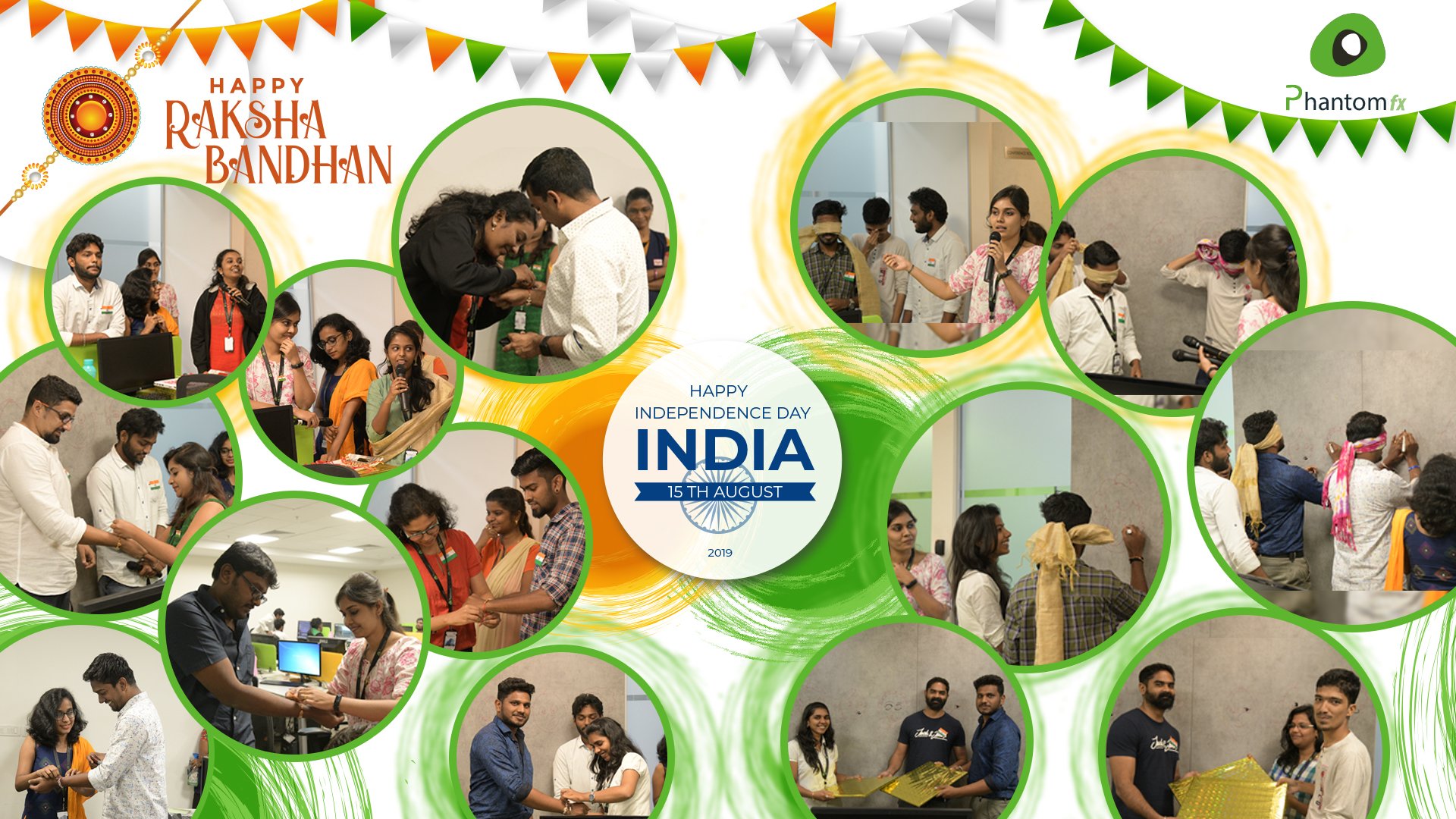 Phantomfx Independenceday And Rakshabandhan Celebration At Phantomfx Phantomites Celebrates The Gesture Of Brotherly Love And The Spirit Of Freedom Together They Had Fun Playing Games Tieing Rakhi To Celebrate Patriotism Phantomfx Independenceday And Rakshabandhan Celebration At Phantomfx Phantomites Celebrates The Gesture Of Brotherly Love And The Spirit Of Freedom Together They Had Fun Playing Games Tieing Rakhi To Celebrate Patriotism