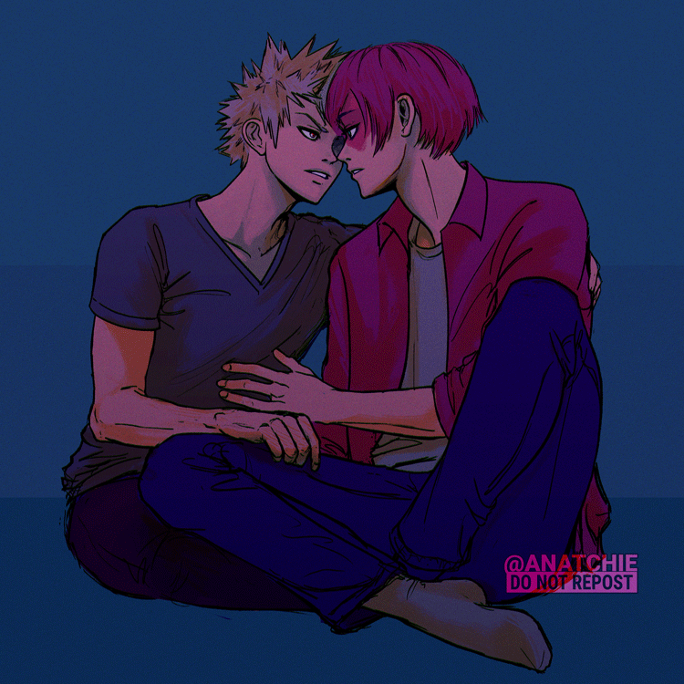 anatchie's tweet photo. commission for the wonderful @tdcat4 💜 #轟爆 #todobaku #bakutodo https://t.co/Y9D1QZqcCS