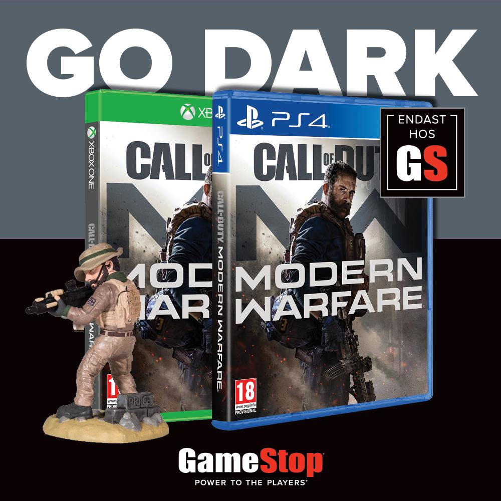Boka Call of Duty Modern Warfare och få:
✅ Tidig tillgång till betatest
✅ Dubbel XP
✅ Captain Price figur

Byter ni dessutom in ett spel från vår lista så får ni 50% rabatt på spelet!
♻️ bit.ly/2HUzHug