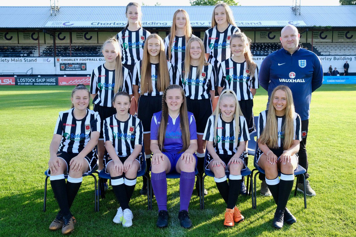 Ladies &amp; Gentleman , boys and girls your Chorley Fc Women U15s 19/20. 
Great privalage to be a part of @chorleyfc_women and everyone associated with the club 🙏