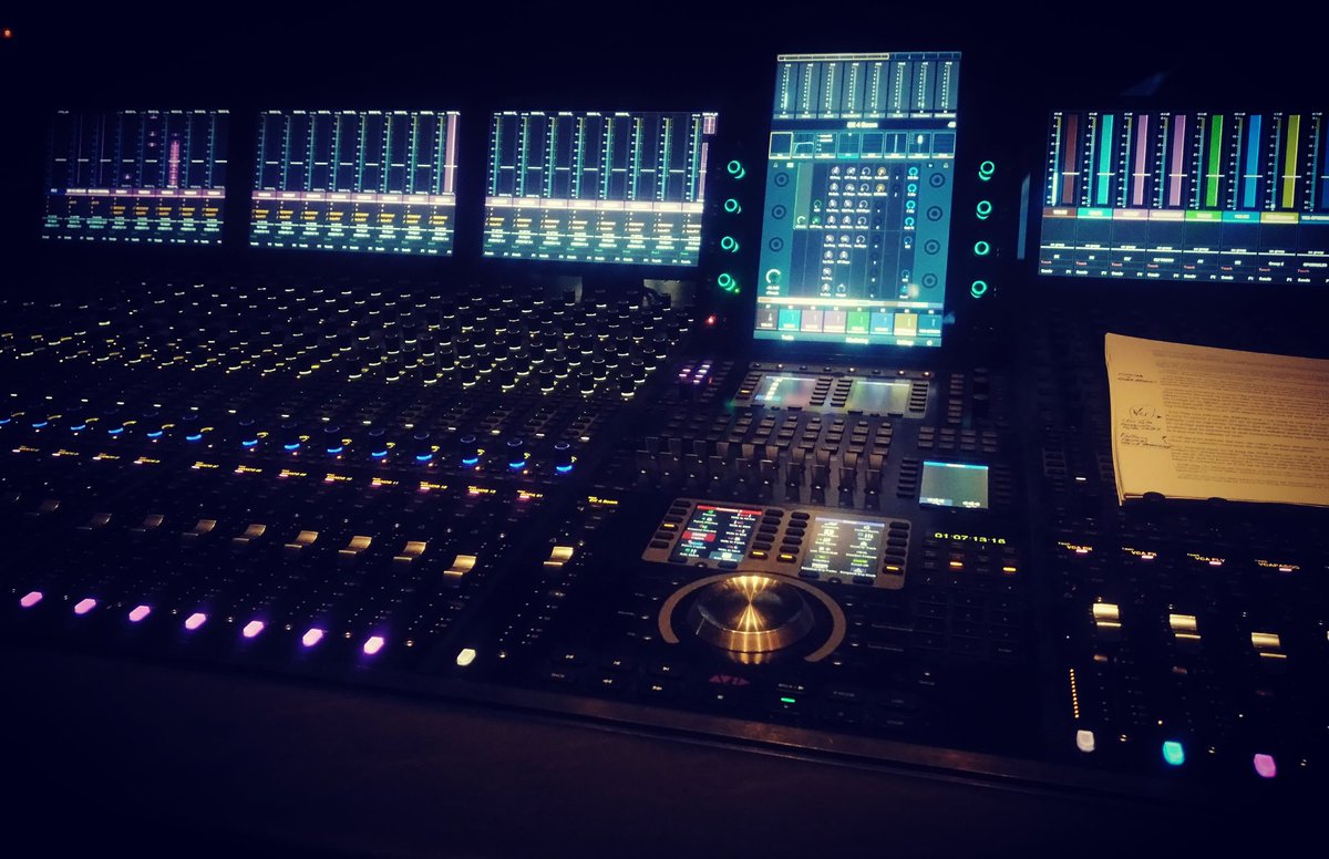 AdHocStudios's tweet photo. Mixing notes. #adios @paco_cabezas 
#AvidS6  #protools2019 #protoolshdx  #theatrical https://t.co/ZaZH293y2j