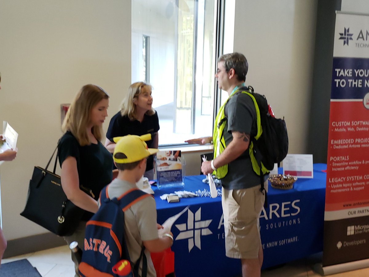 SQLSatBR's tweet photo. Thank you @antares_tech 
For sponsoring #sqlsatbr #batonrouge https://t.co/l4PpYovJYd