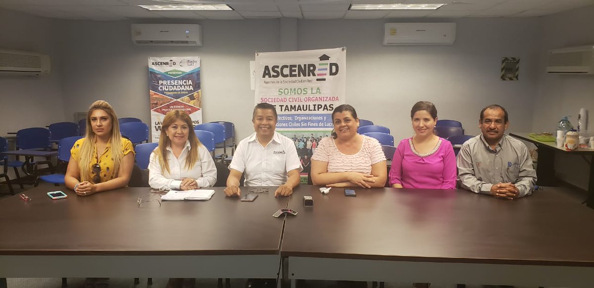 Representantes de vinculación con Organizaciones Civiles de Matamoros, IMIQ Matamoros, Catedraticos del Tecnologico de Matamoros y Ascenred. Muy interesados en el Foro del Agua en Tamaulipas.