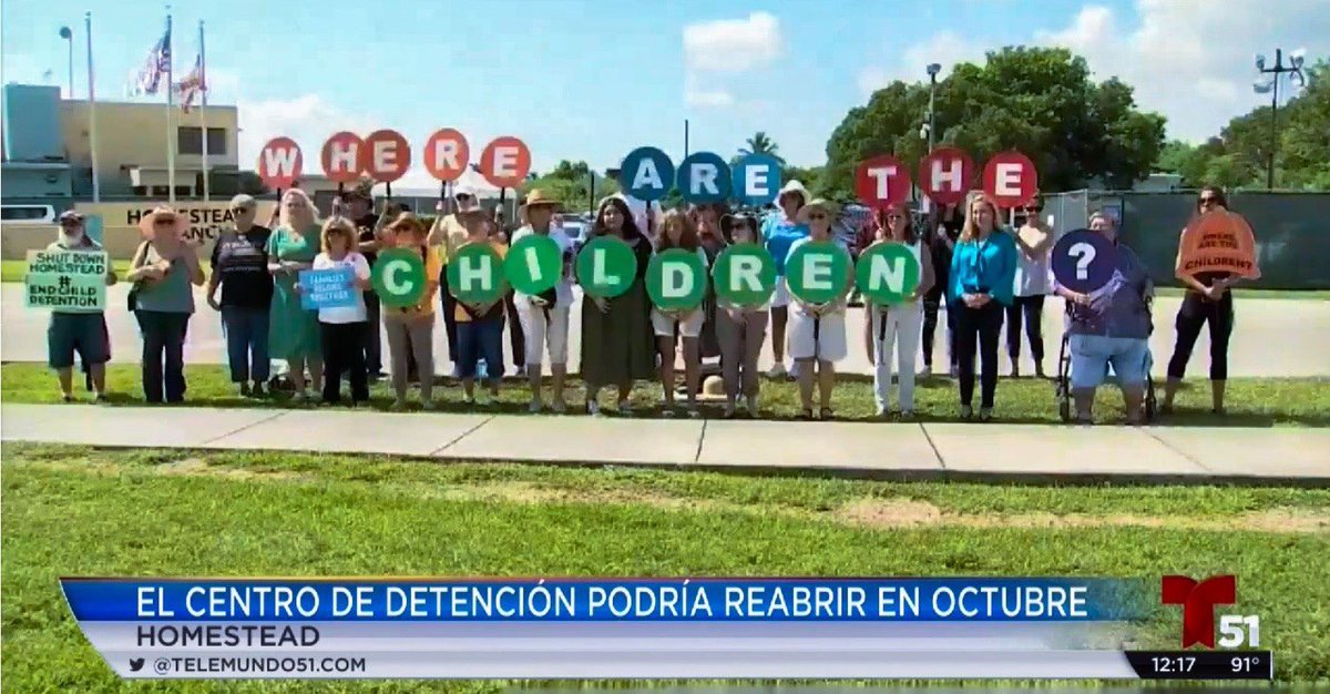 WitnessBorder's tweet photo. ... the question that haunts many of us: #WhereAreTheChildren? 6/6
#ShutItDown #CHS #ComprehensiveHealthServices #Caliburn #CaliburnInternational #DCCapital #ORR #HHS #PropsForProtest #CreativeResistance #ArtActivism #Homestead #Florida https://t.co/oZj8uxUFbE