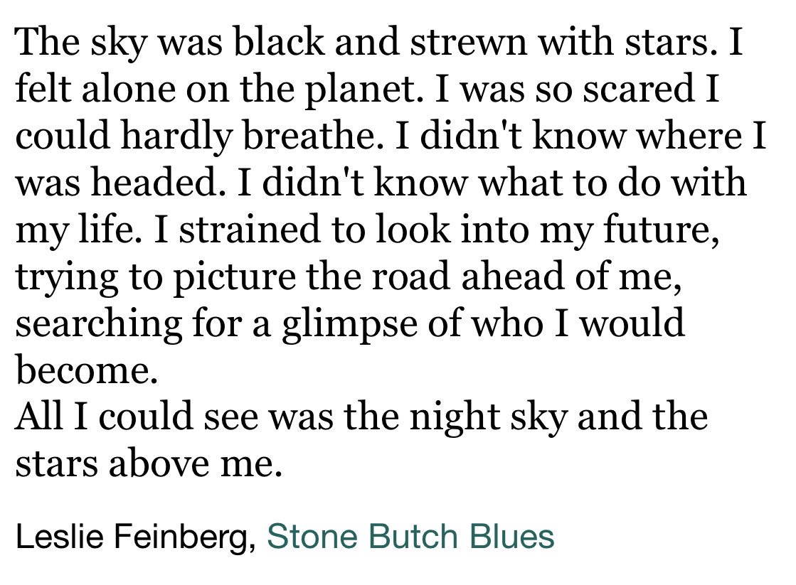 LibroLeviBridge's tweet photo. Tomorrow is Butch Appreciation Day.- Leslie Feinberg thank you for your gender ID, and your courage, and your words. Printed in 1993 and charting the life of Jess, a Stone Butch.
#lesliefeinberg #stonebutchblues
#butch #lgbti #queer #writerscommunity #butchappreciation https://t.co/M9JDiYbUyY
