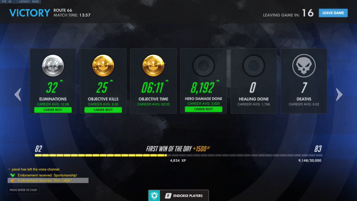 KeyruAlex's tweet image. Orisa power ! #overwatch #rolequeue
