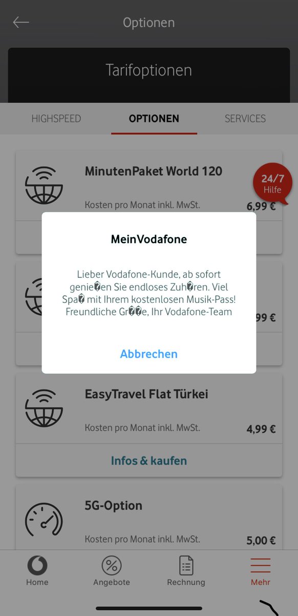 frohrka's tweet photo. @vodafone_de bei den Ümlauten gibt es noch Verbesserungsbedarf https://t.co/1nlVr39nDM