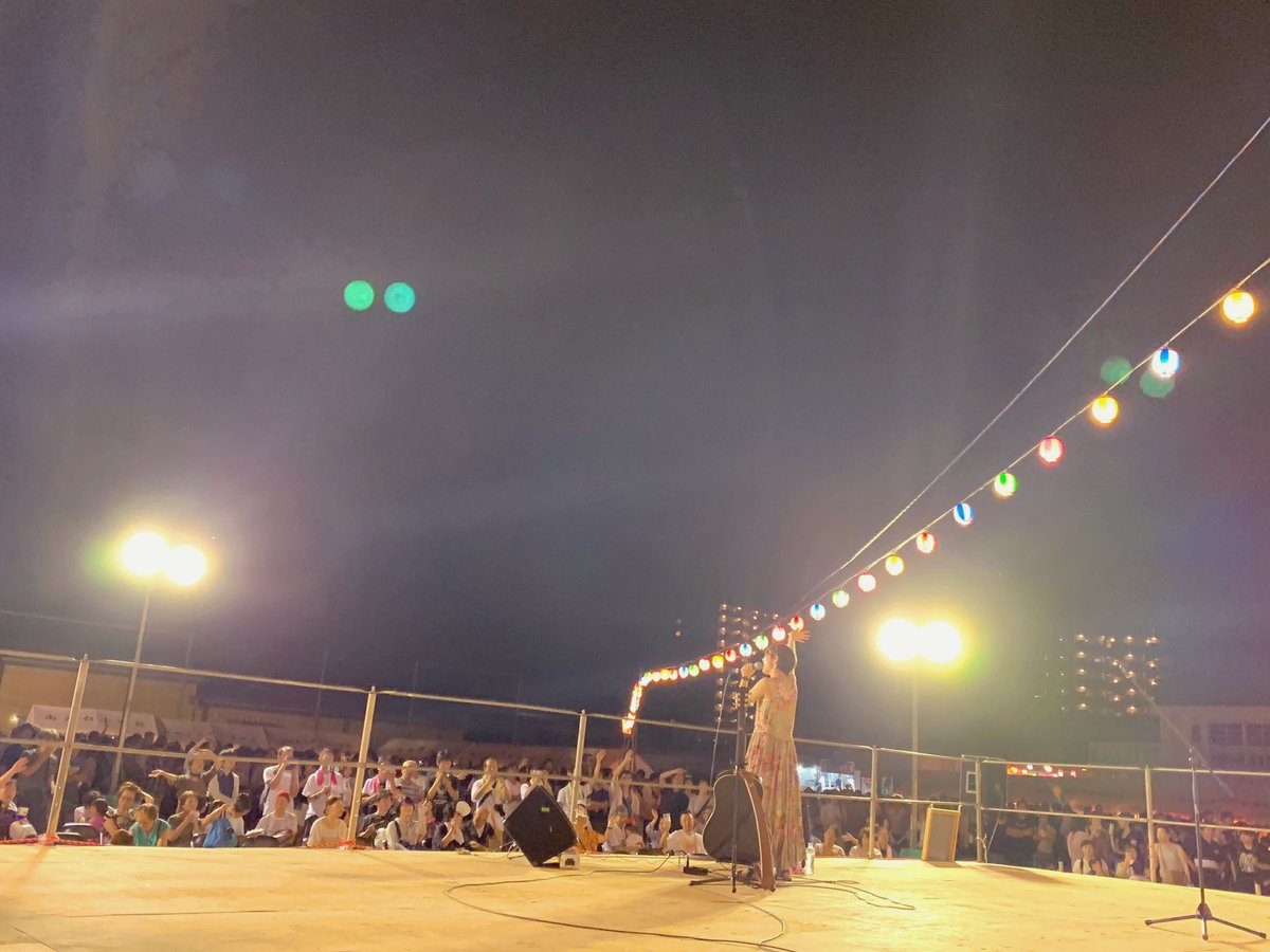 akisen_takano's tweet photo. 南光台夏まつり。
夏の思い出��またひとつ🎇

ずっと夏でいたい。。。
 
#素敵なステージ
#県民共済
#Liho #tasku https://t.co/nP0p8MRlhD