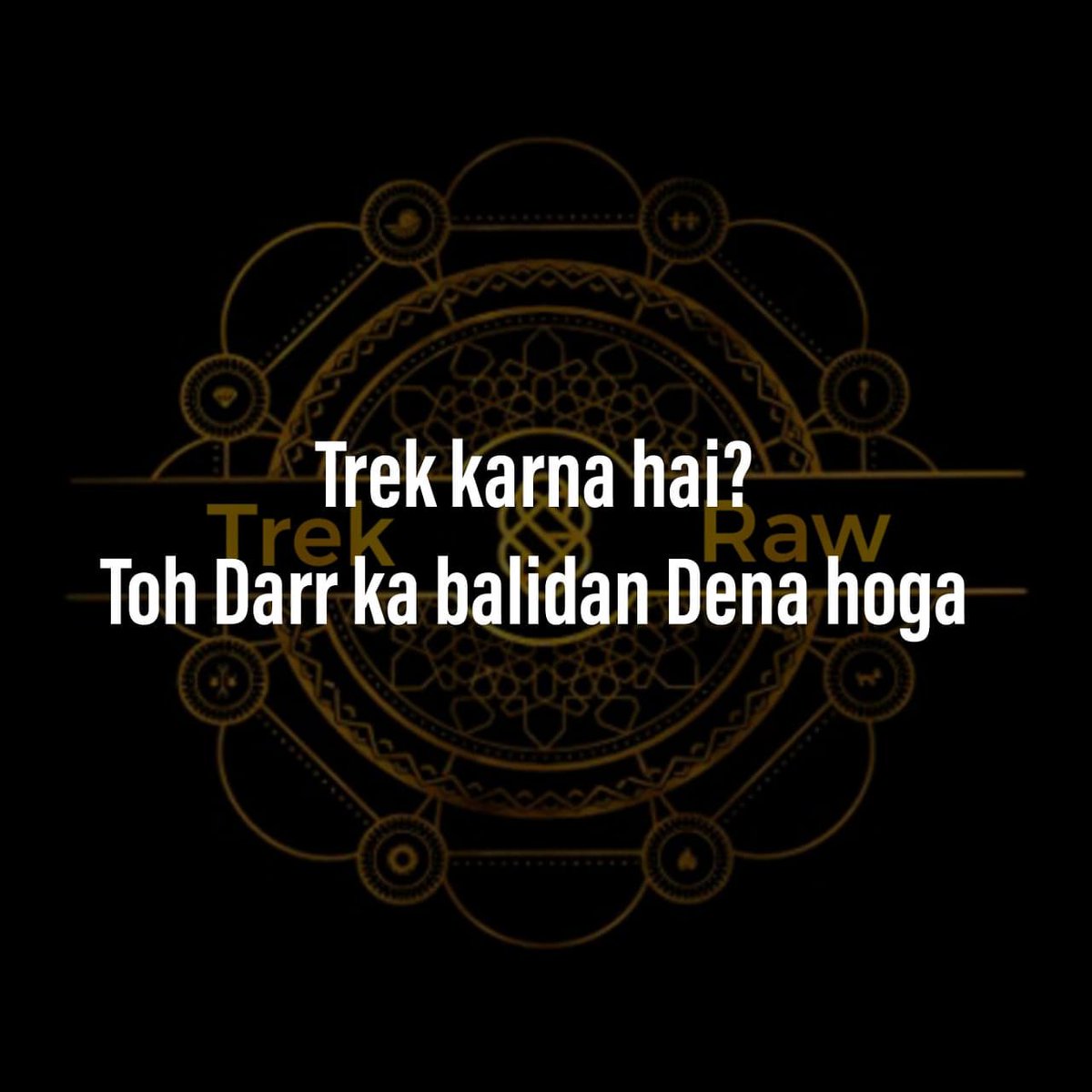 gautam_vaishnav's tweet photo. Kya aap balidan dene keliye tayar ho?
#trek #travel #trekraw #trekking https://t.co/lwmcZYoEKX