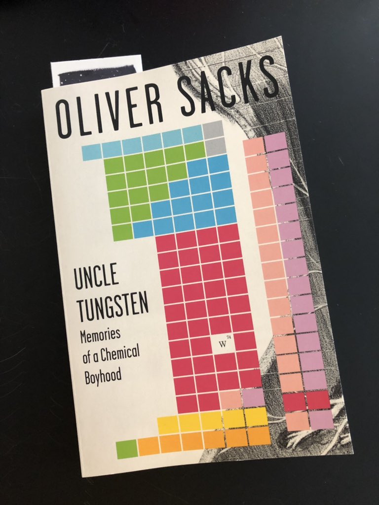 nandorscience's tweet photo. The first #5minFriday selection of the 19-20 school year was Uncle Tungsten! Probably my favorite chemistry memoir. I read the very beginning where the author describes his fascination with metals and his curiosity as a child. #Spartan_Strong #cpsbest https://t.co/zD19ZNALFg