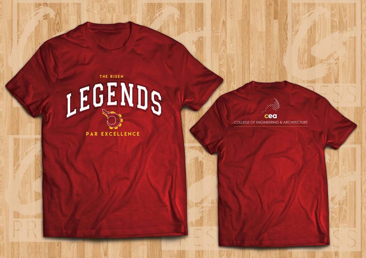 SCEALegends's tweet photo. Unified shirt is now available for reservation!
Visit SCEA Office or your respected unit organizations for more information
#CEAlegends
#ParExcellence https://t.co/Pp5O7jjT1u