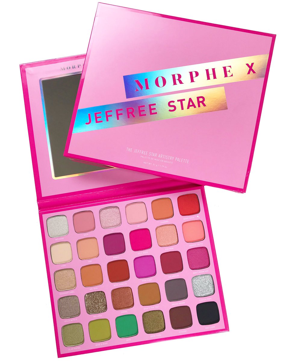 makeupbydianis's tweet photo. Who has picked up the @MorpheBrushes x @JeffreeStar Palette? •use code MAKEUP for 10% off• 🌟 #MorphexJeffreeStar #Morphe https://t.co/3jj37jtLhj