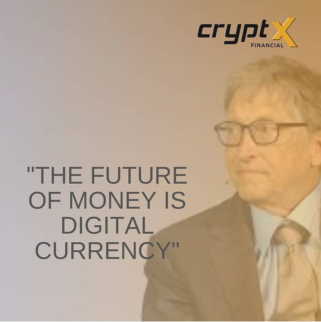Do you agree with Bill Gates?
 Let us know in the comments below, also sign up on our website .
app.cryptx.financial
 #cryptoquotes #billgates #cryptocurrecies #profit #btc #ltc #etc #CryptX
