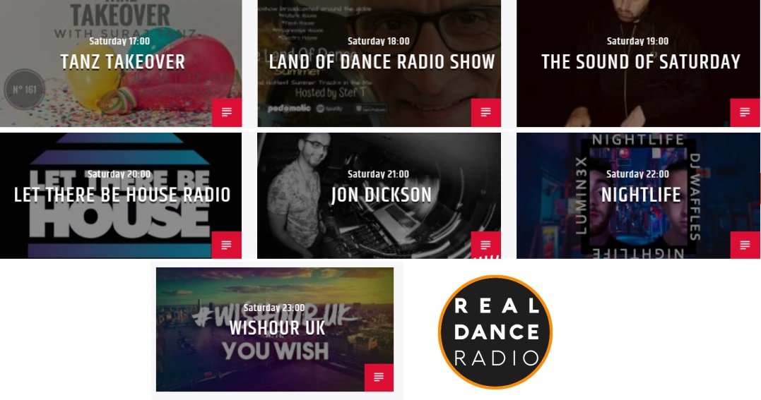 puredance_radio's tweet photo. Tonight from 5pm on Real Dance Radio @surajtanztank @StefThielemans @ShaunMynett @LTBH_ #jondickson #nightlife @youwishmusic #edm #dance #ukradio #nowplaying Tune in https://t.co/3iy76eMSsK https://t.co/hZSVR5MEG1