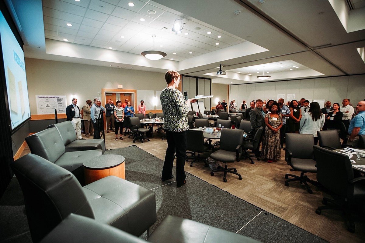 rodgarvin's tweet image. This week @clt_alliance partnered with @Accenture and @CharlotteWorks to host a design-thinking session on “future-proofing” our workforce from displacement due to the rise of intelligent technologies. Together we can create an #InclusiveFutureOfWork for all.

#FutureOfWork