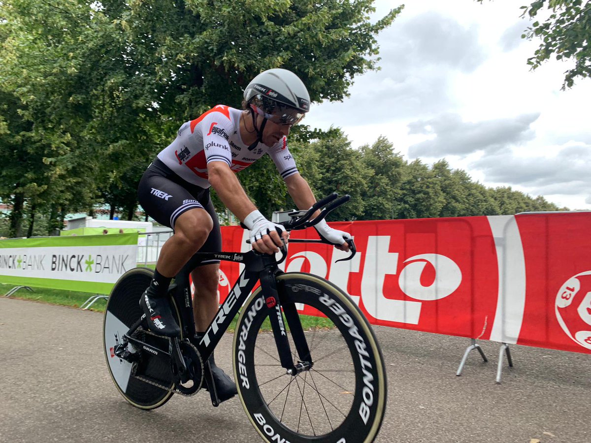 #BinckBankTour 

<a href="/FabioFelline/">Fabio Felline</a> had a good TT.  He was 4 secs off teammate <a href="/Mads__Pedersen/">mads pedersen</a>'s time.