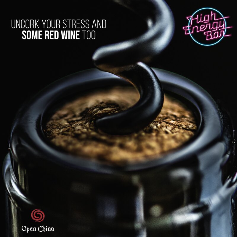 Our stress busters work like magic.

#highenergybar #openchina #drinks #nightlife #alcohol #beer #bar #cocktails #party #drink #whiskey #vodka #gin #cocktail #whisky #drinking #wine #liquor #rum #fun #booze #drunk #mixology #bourbon #distillery #drinkstagram