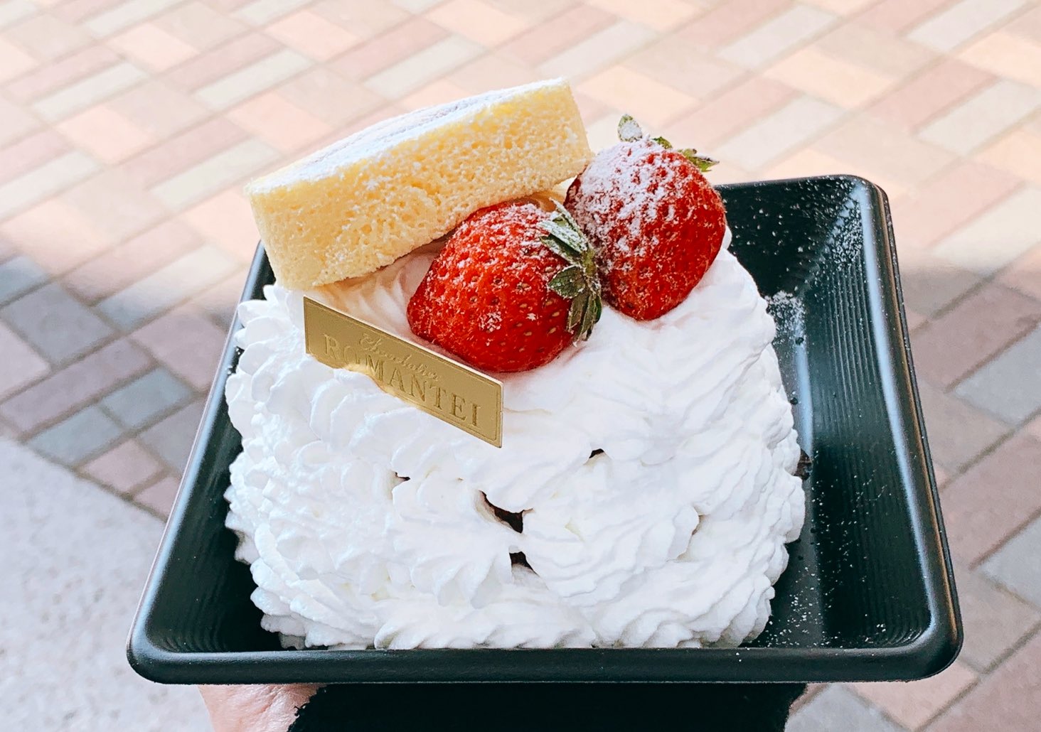 ちこ ろまん亭さん 越谷レイクタウン催事 気になっていたケーキの様なかき氷を いただいてみました いちごのショートケーキ 見た目は本当に です 思っていたより小さくて クリームもくど過ぎませんでした ろまん亭 越谷レイクタウン T