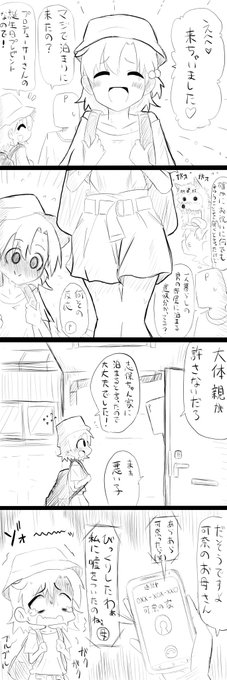 可奈の誕生日前日とお泊まり 