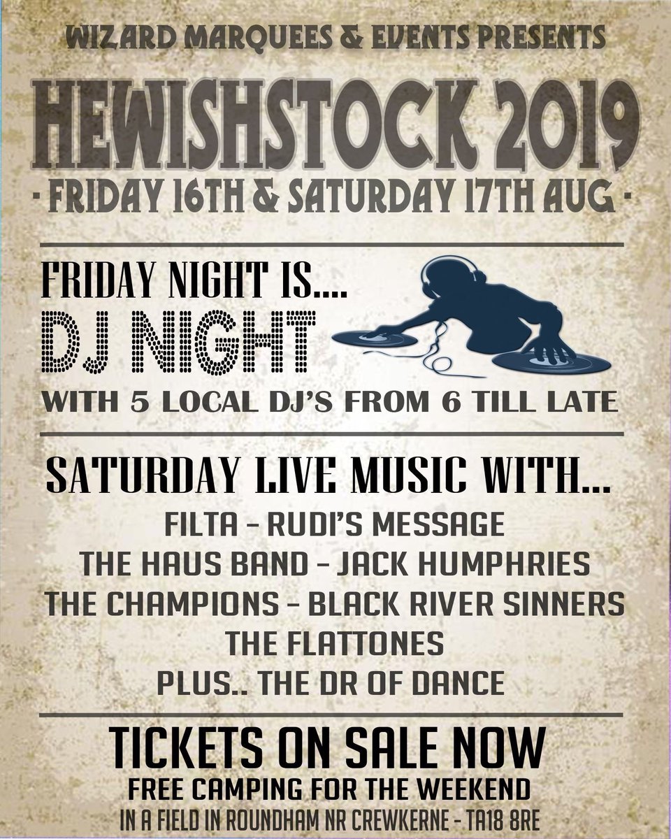 Tonight! Tickets still Available! Be there or be ⬛️!