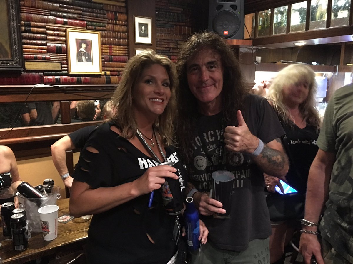 Little_wing88's tweet photo. Ready for Iron Maiden @BrdgstoneArena Monday. #MORC2017 #Steveharris @IronMaidenBeer party https://t.co/j87pfJ1CR4