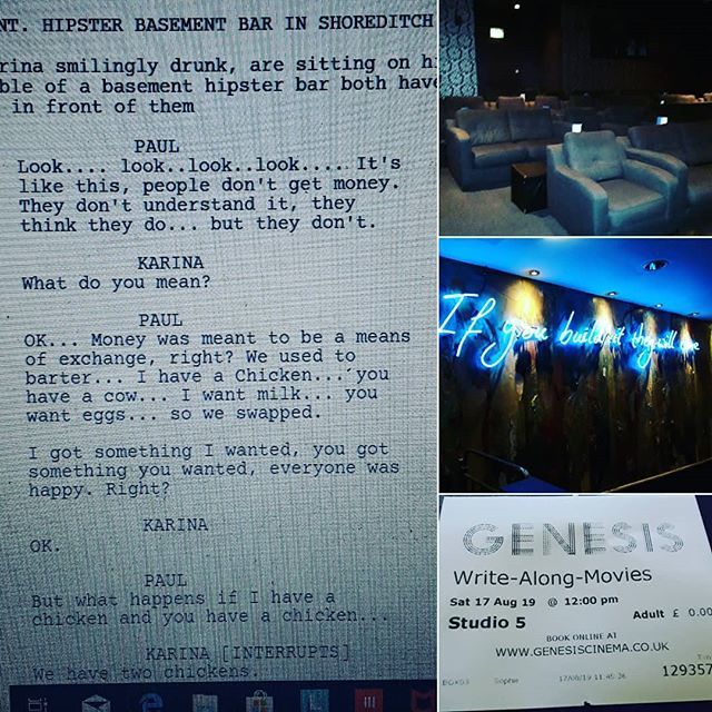 LondonersLondon's tweet photo. Fantastic @genesiscinema offers through @Writealongmovies a free movie about creativity (today's brilliant @tomoffinlandmovie) & the space to collaborate with others to write. My #play about my #homeless life #50YearsOfTrying taking more shape.
-
#LetsGu… https://t.co/TEGUy49FpB https://t.co/01cEYwLhP4