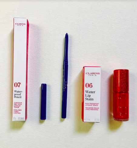 davelackie's tweet photo. Have some fun with colour with today's luxe beauty giveaway. I'm giving away Clarins' Waterproof Eye Pencil in "Blue Lily" + Water Lip Stain in "Sparkling Red Water". To enter, follow @davelackie &amp; @NinaWestbury &amp; RT https://t.co/e1wxuTpUZj