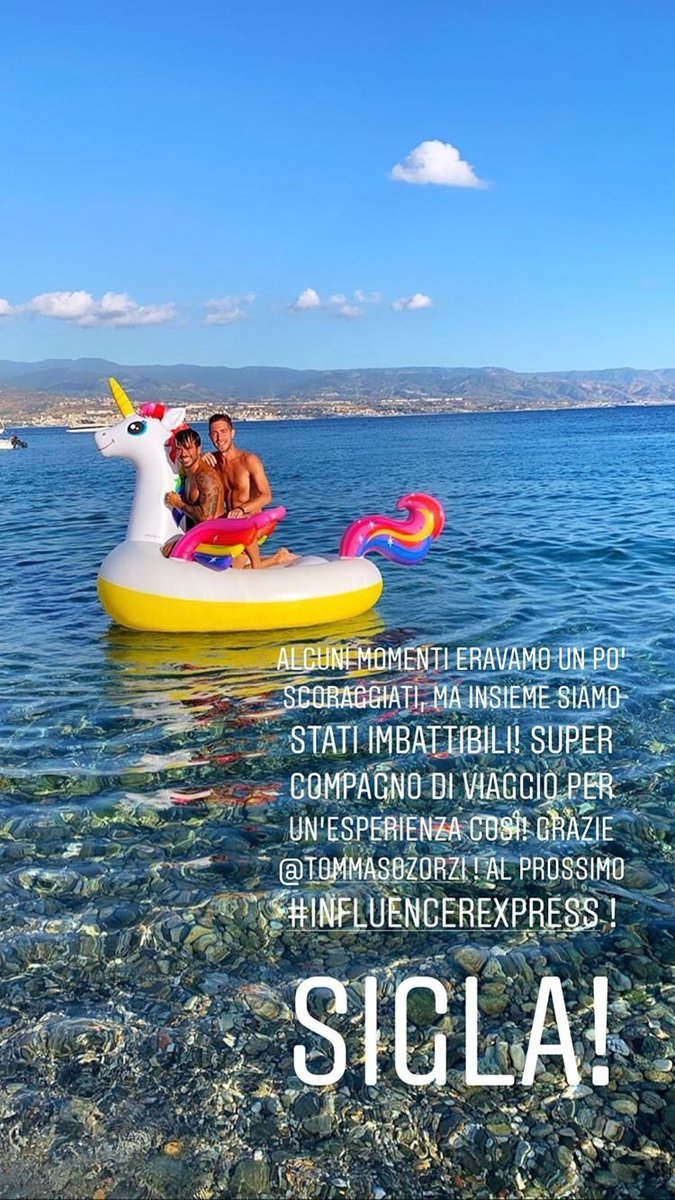 isa73cal's tweet photo. #Claudiosona #Influencerexpress arrivederci alla prossima Vagabondi. 🦄 https://t.co/INhR2auCSu