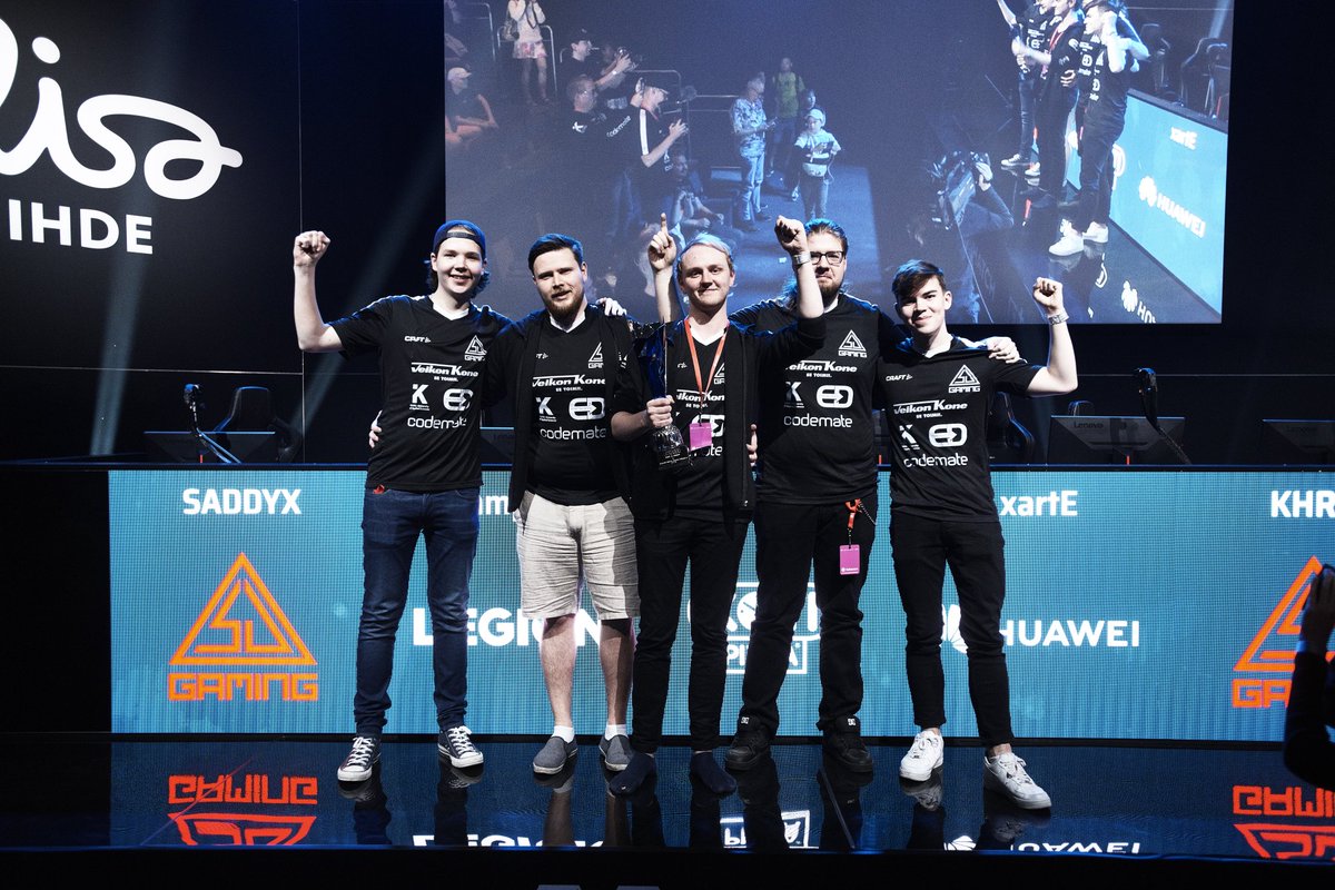 Onnea Counter-Strike: Global Offensiven vuoden 2019 Suomen mestari @SJGamingGG! 🏆

SJ Gaming tulee edustamaan Suomea Arctic Invitational -turnauksessa 14. syyskuuta!

#esm #esportsfi #arcticinvitational #ElisaCSGO <a href="/ArcticInv/">Arctic Invitational</a> <a href="/TUBECONfi/">TUBECON</a>