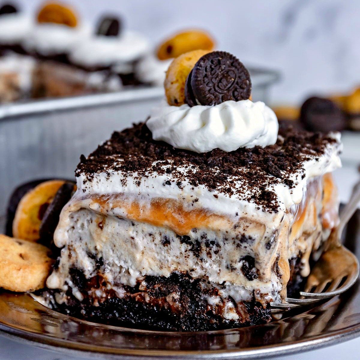 Pick up your favorite Unilever ice cream at <a href="/Albertsons/">Albertsons</a> and @safeway stores to make this easy Brownie Bottom Ice Cream Cake! 🍨🍪 #ad 
Enter for a chance to win a year’s supply of ice cream! #sweetmemoriessweetrewards⁠ #icecream 
bit.ly/icecreamrewards
