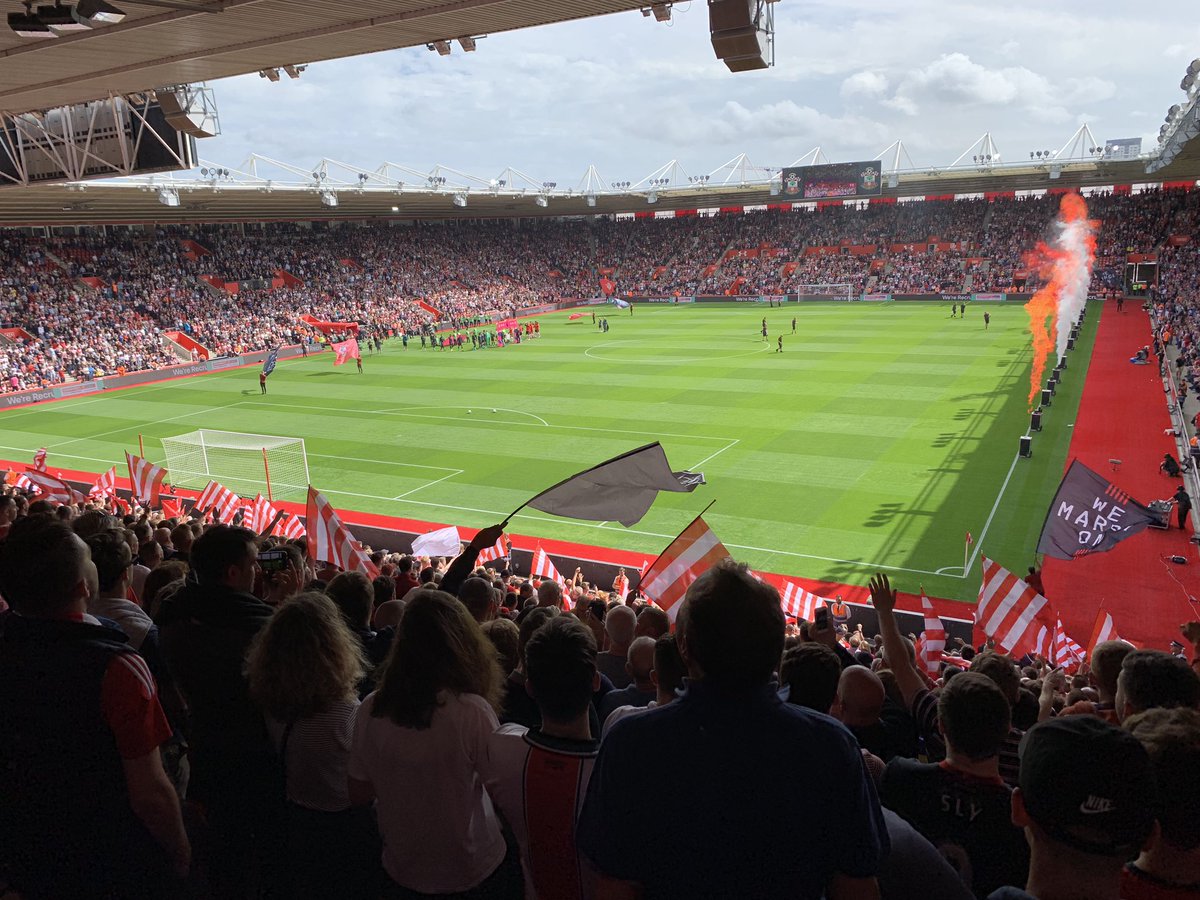 Not a bad view for the first home game of the season. Thanks for sorting the tickets <a href="/MelodyEngland/">Pete England</a>