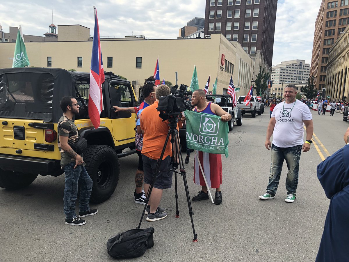 FollowNorchar's tweet photo. Make sure you cheer for us in the Puerto Rican parade! @13WHAM #PuertoRicanParade #rocparade https://t.co/Nvrw9NpSIm