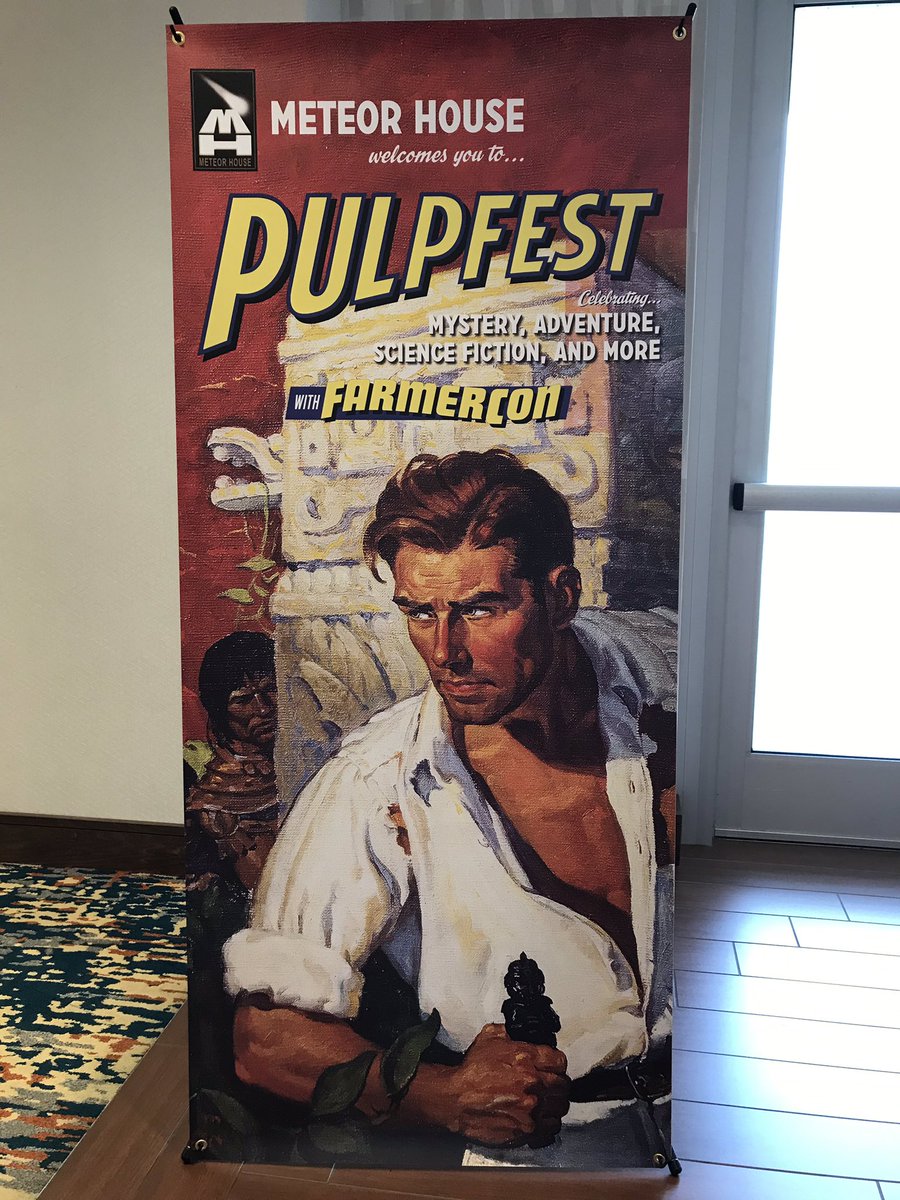 WorldOfStrange1's tweet photo. Day 3 at @pulpfest in Cranberry Township, PA. Some of the coolest old pulps we’ve ever seen! #pulpfest #pulp #pulpbooks #pennsylvania https://t.co/PERlPr91wJ