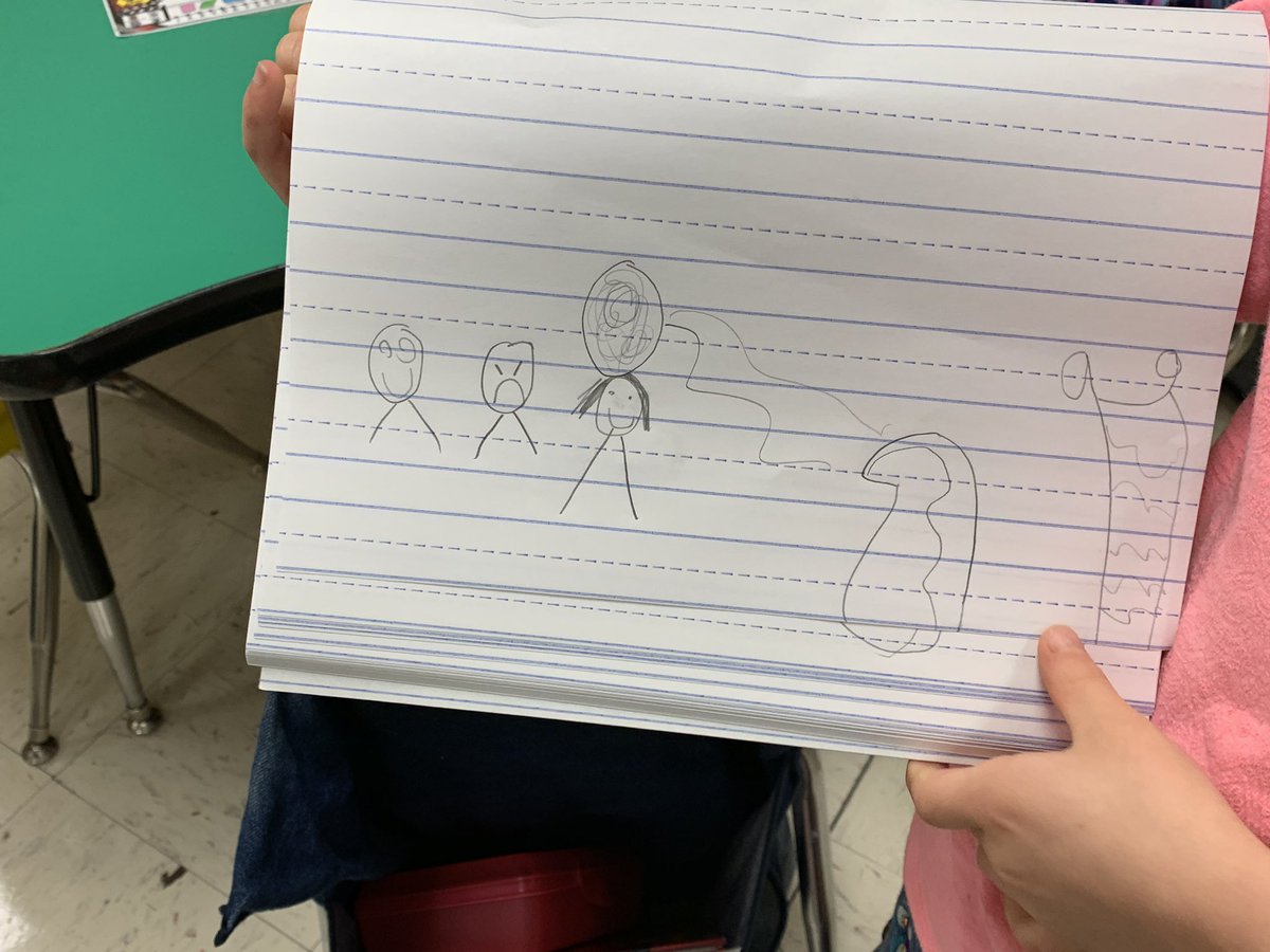 AmYeLiSe0611's tweet photo. My babies love acting out and illustrating their story vocab words! Obj: The milkmaid lost BALANCE of the pail on her head and the milk spilled all over the road.  -#southBEST #ckla #welearnthroughfun #wackywilsonsfirsties #reachemteachem @EaglesSouthwest  @suptking https://t.co/oKaS8e33BP