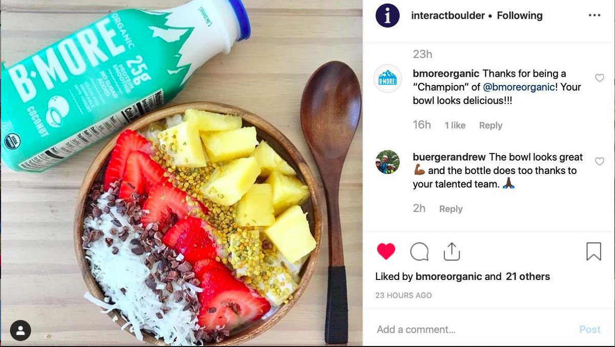 Thanks <a href="/InteractBoulder/">Blake Mitchell</a> for this great <a href="/instgram/">Instagram</a> post AND the gorgeous design of our new bottles. 

#design #skyr #protein #smoothiebowl #smoothie
