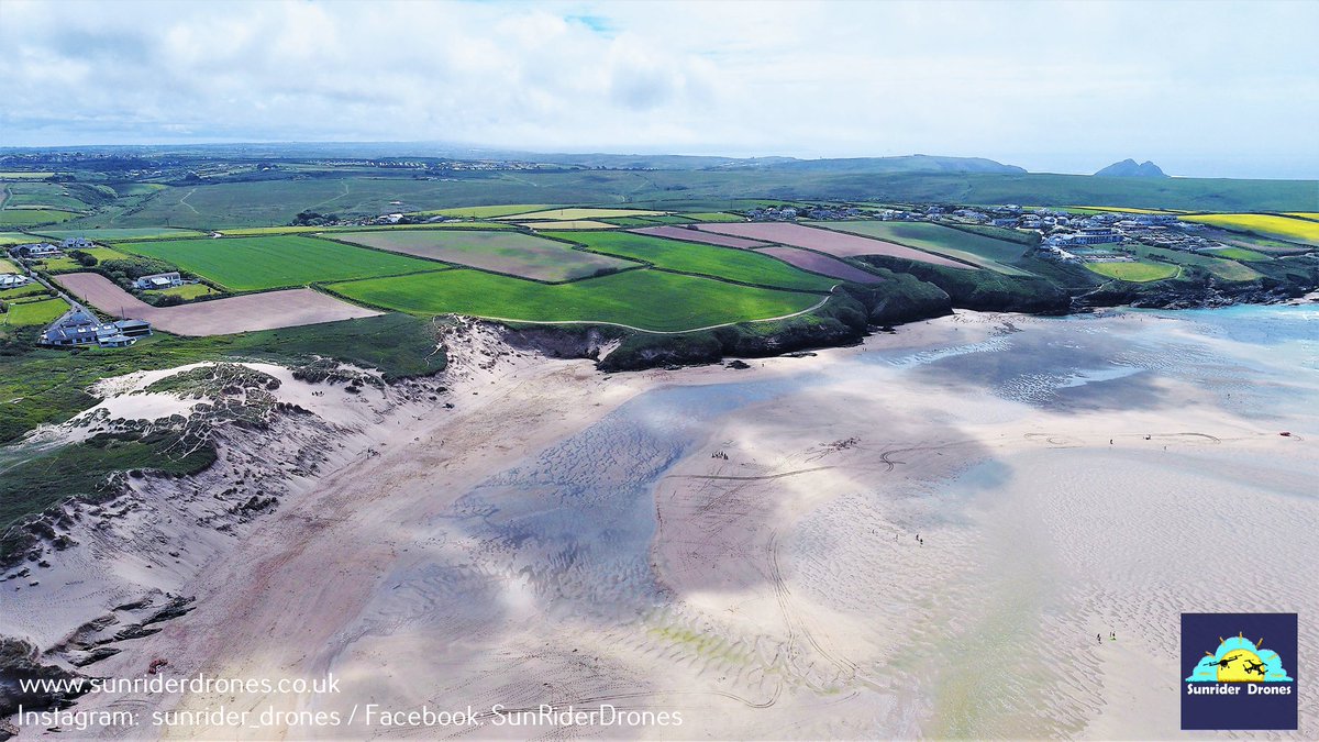 Summer Cloudscape and Seascape over Crantock Beach, Newquay #sunriderdrones #caaapproved #pfco #crantock #drone #uav #suav #droneshots #dronelife #viewfromabove #yuneec #typhoonhplus #hexacopter #newquay #cloudscape #sandscape