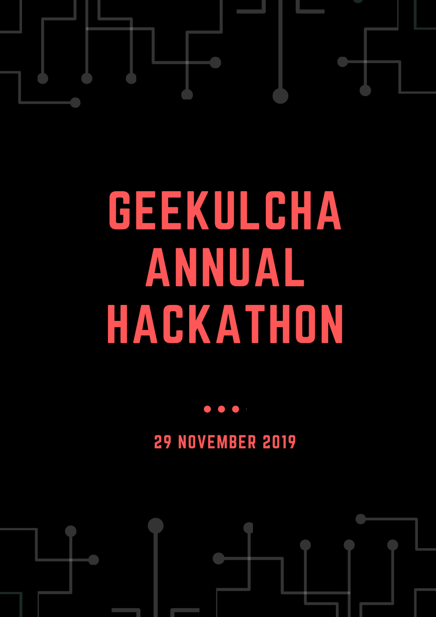 Geekulcha's tweet image. 29 Nov - 1 Dec #GKHack19