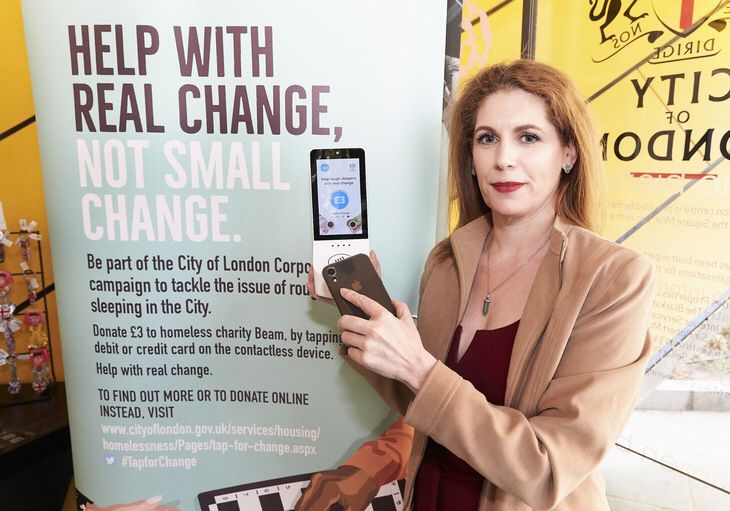 cgledhill's tweet image. You Can Now Give Money To Homeless People Using #Contactless In The City 

londonist.com/london/things-… #fintech #chartech