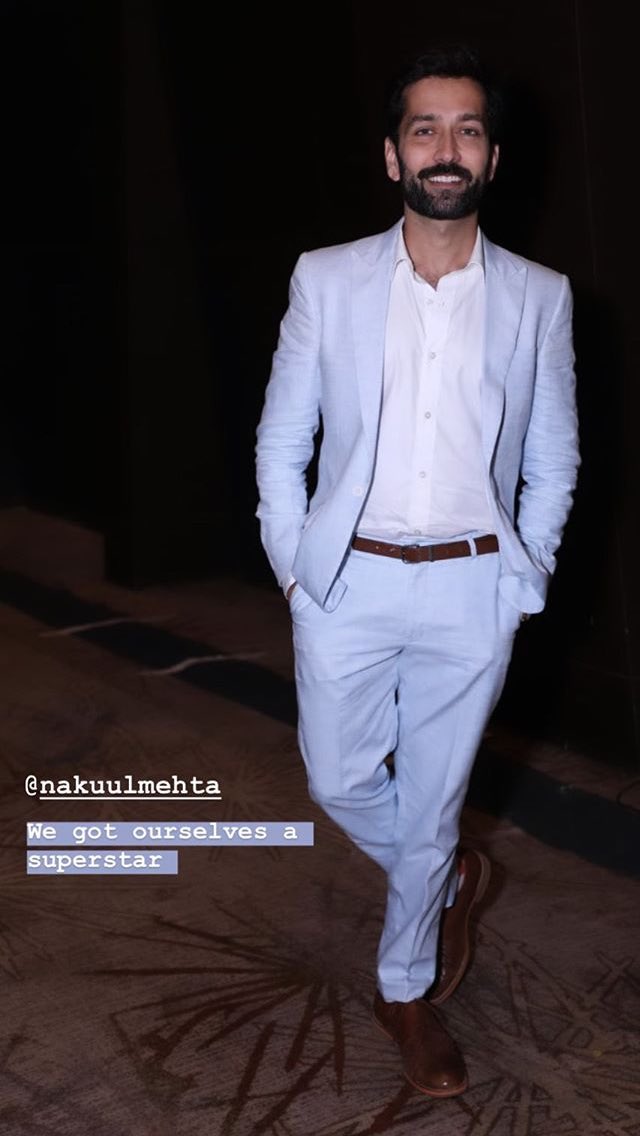 NakuulTribe's tweet photo. “We got ourselves a superstar” 💙

[#NakuulMehta #MUNCLAVE]

- via @iimunofficial’s IG story https://t.co/MUdK2ItNQX