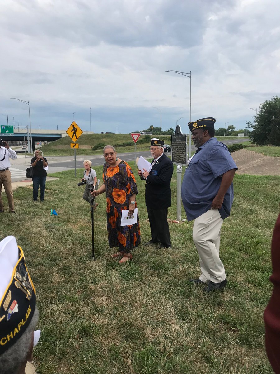 We are honored to have at the marker dedication for Lt. Col. Joseph Ward his granddaughter, Alice Palmer, and marker applicant, Leon Bates (right). These ceremonies are so valuable in bringing communities together.